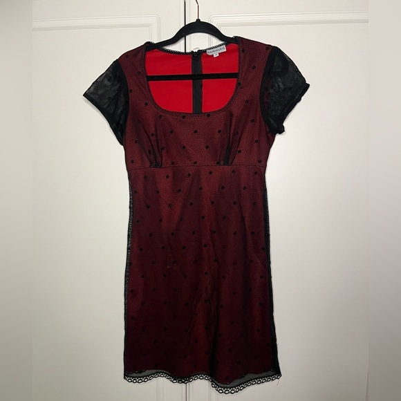 Y2K Rampage Sheer Overlay Dress - Picture 1 of 9